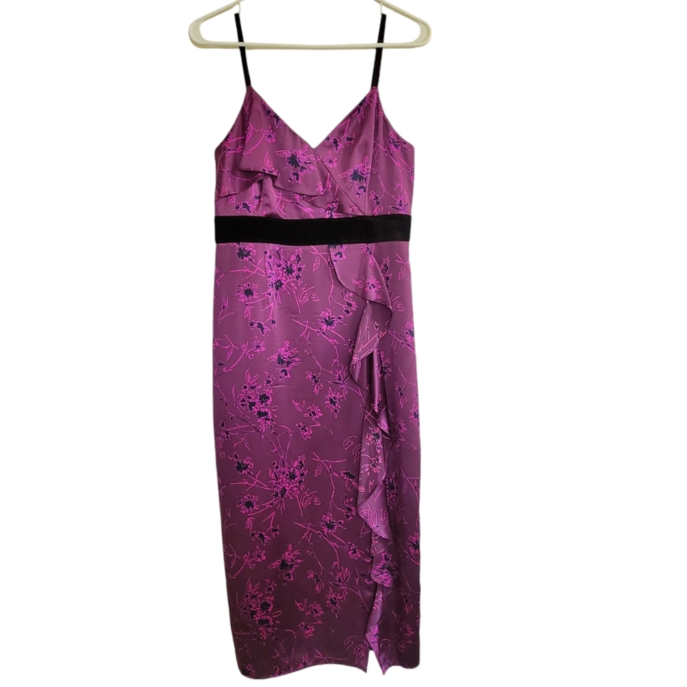 Cinq A Sept Lara Silk Midi Dress - Picture 2 of 8